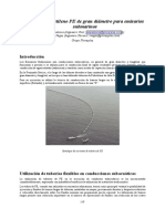 Tubos de Polietileno PE de Gran Diámetro para Emisarios Submarinos