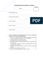 Evaluacion Diagnostica Arte