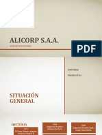 Análisis financiero de Alicorp S.A.A