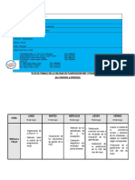 Ruta de Trabajo de La II Semana de Planificacion Rer 05 Perene 2022