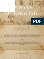 The Development of the English Language from Proto-English to Old English