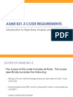 Asme b31.3 Code Requirements