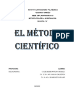 El Metodo Ciencitifico Metodologia de La Investigacion