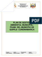 Pgam Plan de Gestion Ambiental Municipal