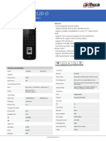 ASI1212D ASI1212D-D: Water-Proof Fingerprint Standalone