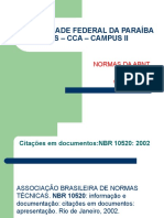 Normas ABNT citações