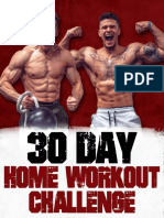 30 Day Home Workout Challenge