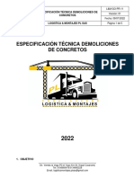 L&M-GO-PR-11 Esp. Técnica Demoliciones