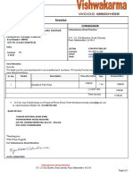 Invoice: Consignee Gypsonite Industries Private Limited