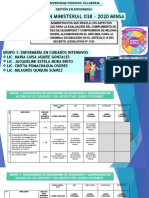 Gestión en Enfermería RM038-2020 MINSA