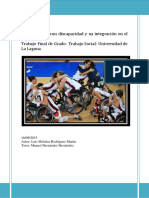 "Las Personas Con Discapacidad y Su Integración en El Deporte" Trabajo Final de Grado-Trabajo Social - Universidad de La Laguna