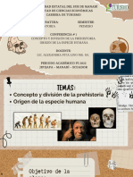 Conferencia #1 - Concepto y División de La Prehistoria Actualizada