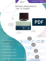 Centrífuga Analógica de 12 Tubos