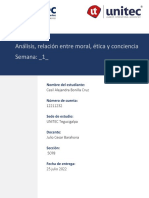 Análisis, Relación Entre Moral, Ética y Conciencia