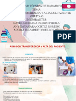 Admisión, Transferencia y Alta Del Paciente