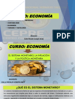 El Sistema Monetario, La Inflación y La Política Monetaria Cepreval Ciclo A-2023