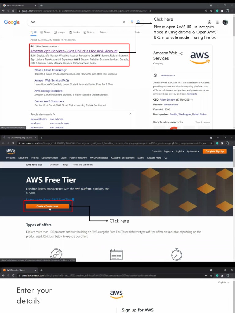 AWS Account Creation | PDF
