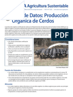 Producción Orgánica de Cerdos