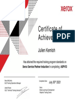 Certificate Julien Kemloh