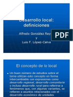 Desarrollo Local - Definiciones PNUD