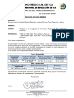 Reajuste en El Cronograma Del "I Concurso Regional de Buenas Prácticas