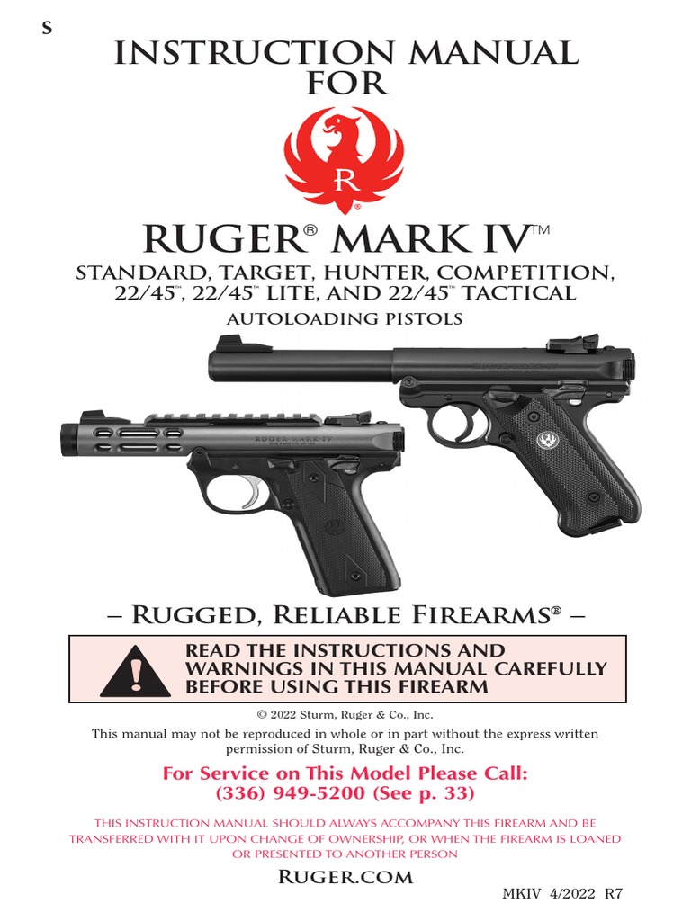 Ruger Mark II Target 22 LR Police Trade-In Pistol With Heavy Taper - Foto 9