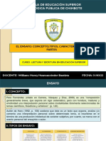 Huamancóndor, W. (2022) - Texto Argumentativo. Concepto, Tipos, Características y Partes.