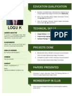 Logu K: Education Qualification