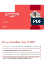 Pharmacovigilance Systems Master File (PSMF) : Dr. Varun Sharma Senior Project Leader