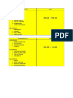 Jadwal Praktikum Kelas Xi