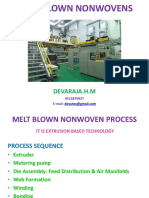 Melt Blown Nonwovens Process and Applications