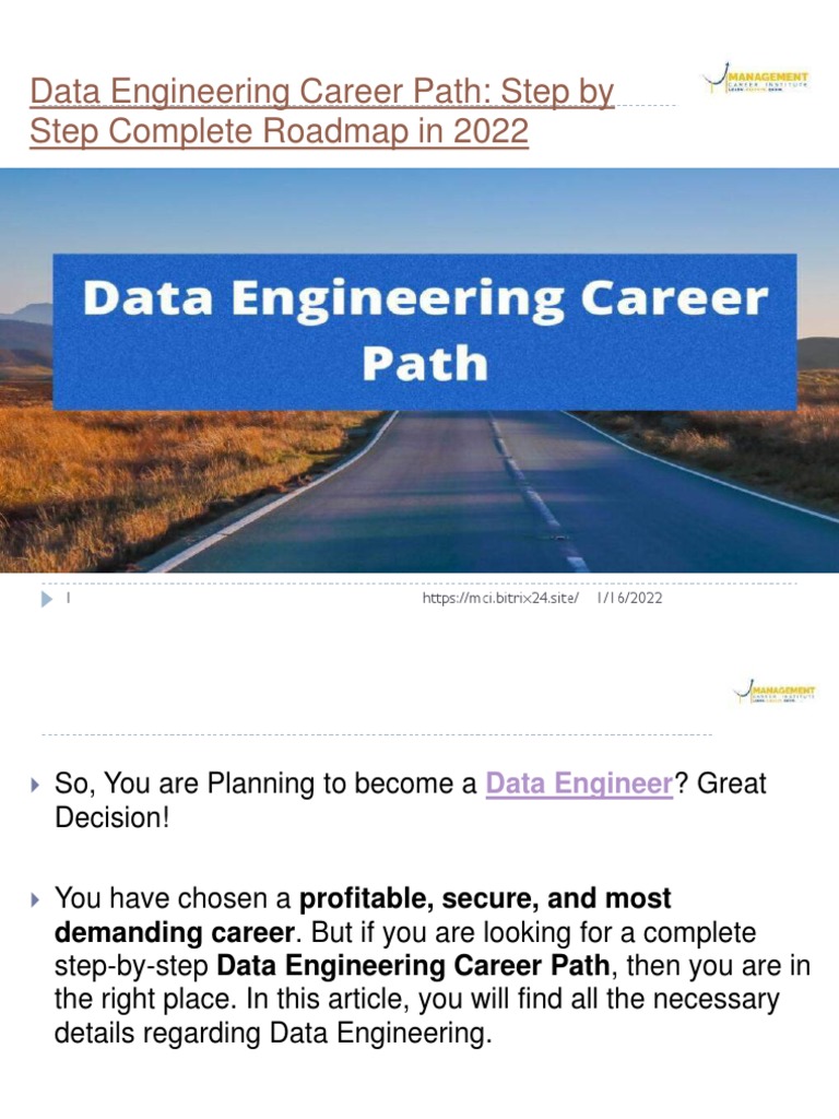 Data Engineering Career Path Guide | PDF | Big Data | Analytics