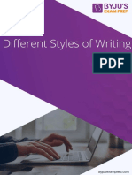 Different Styles of Writing 80