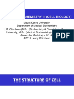 BMB 1112 Biochemistry Iii (Cell Biology)