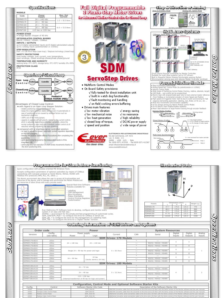 Advanced Homing Sensor Specifications | PDF | Electric Motor | Electricity