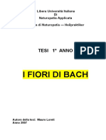 Fiori Di Bach Tesi I Anno Naturopatia Rudy Lanza