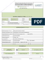 Material Submital Form 1818-00