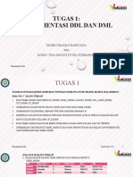 TUGAS 1 Implementasi DDL Dan DML