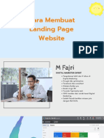 Cara Membuat Landing Page Website