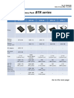 BTR Battery Pack Spec Sheet