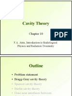 Cavity Theory: F.A. Attix, Introduction To Radiological Physics and Radiation Dosimetry