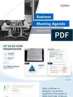 Business Meeting Agenda-Creative