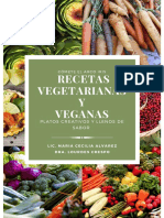 Recetas Vegetarianasy Veganas