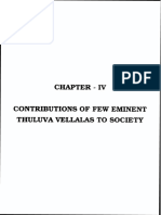 Contributions of Eminent Thulwa Vellalas to Society