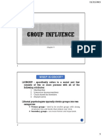 Chapter 9 Group Influence