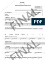 FIN AL: Form GSTR-1 (See Rule 59 (1) ) Details of Outward Supplies of Goods or Services