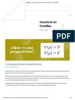 01 Que Es Una Proposición Matemáticas en Logica - Ciencias Básicas