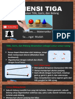 Dimensi Tiga - Kedudukan Titik, Garis Dan Bidang