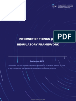 Internet of Things (Iot) Regulatory Framework: WWW - Citc.gov - Sa