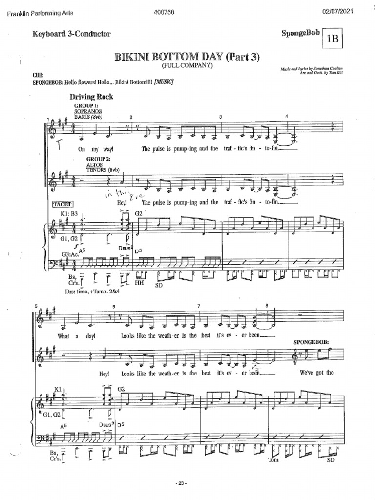 BIkini Bottom Day PDF PDF